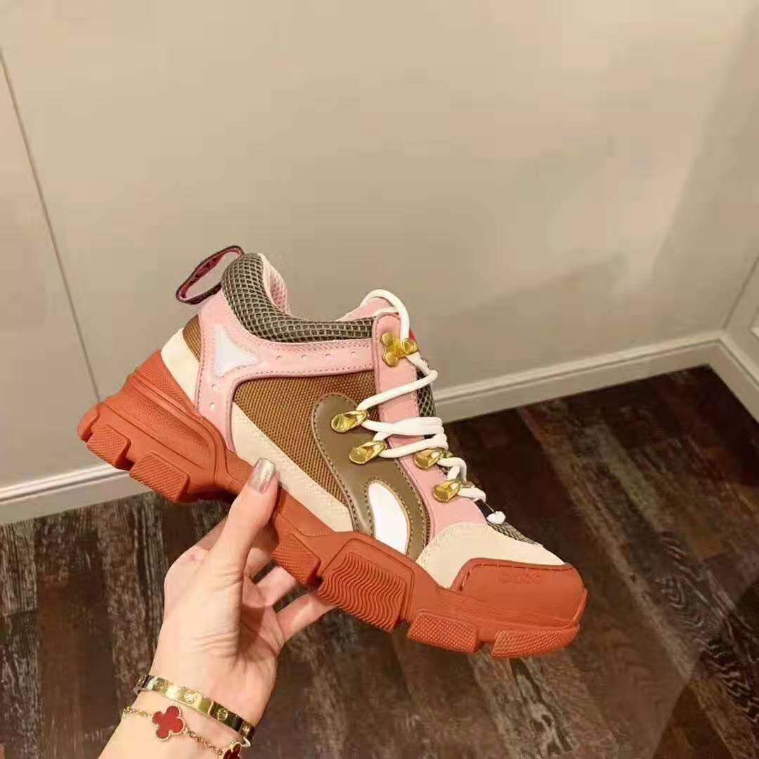 G*u*i women flashtrek sneaker 5.6cm height-pink