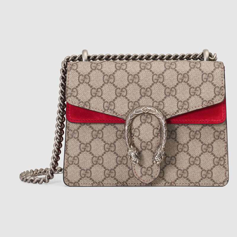 G*u*i gg women dionysus gg supreme mini bag in tiger head spur