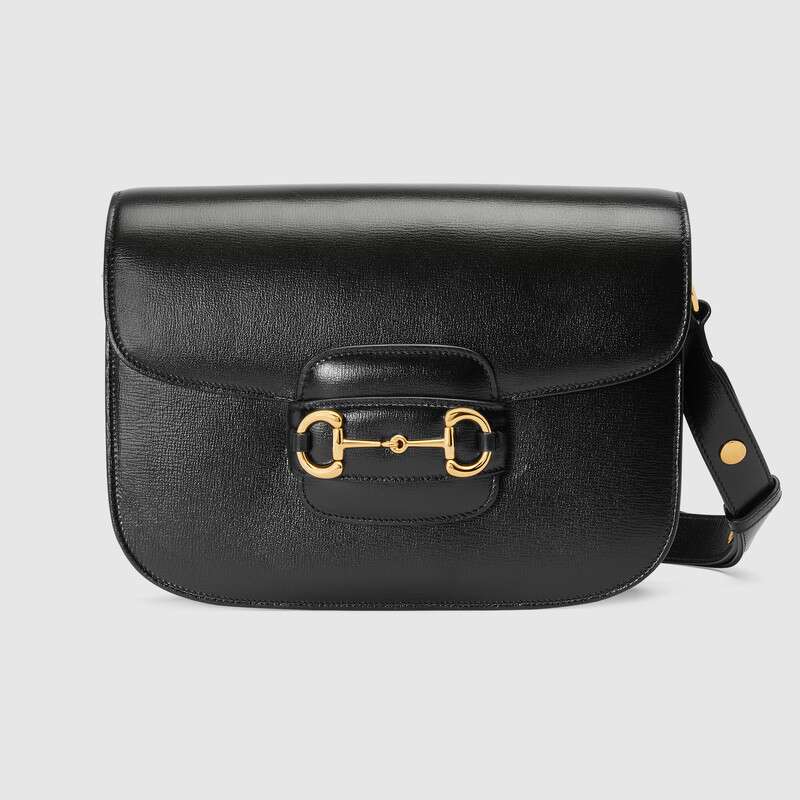 G*u*i gg women G*u*i 1955 horsebit shoulder bag in textured leather