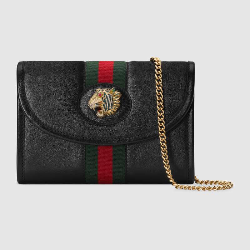 G*u*i gg women rajah mini bag in leather with a vintage effect