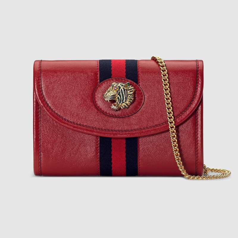 G*u*i gg women rajah mini bag in leather with a vintage effect