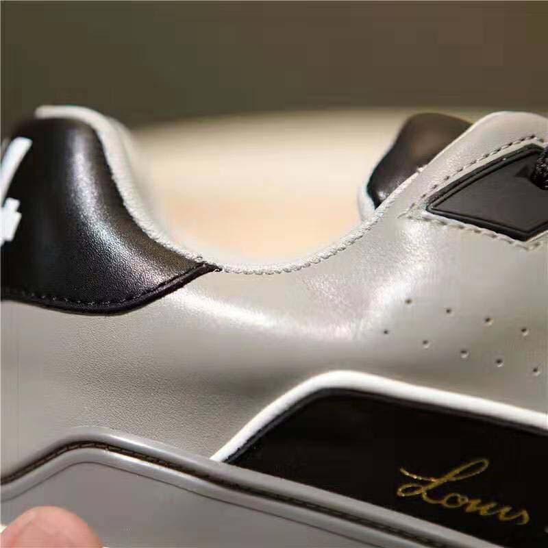 Louis Vuitton LV Unisex LV Trainer Sneaker in Calf Leather-Black
