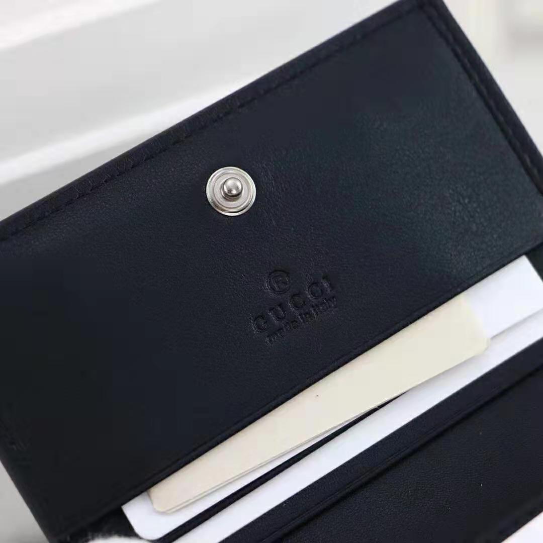 G*u*i gg men G*u*i signature wallet in black G*u*i signature leather