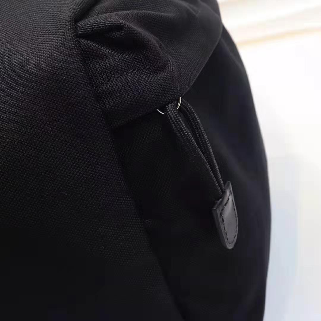 G*u*i gg men technical canvas duffle in black technical canvas