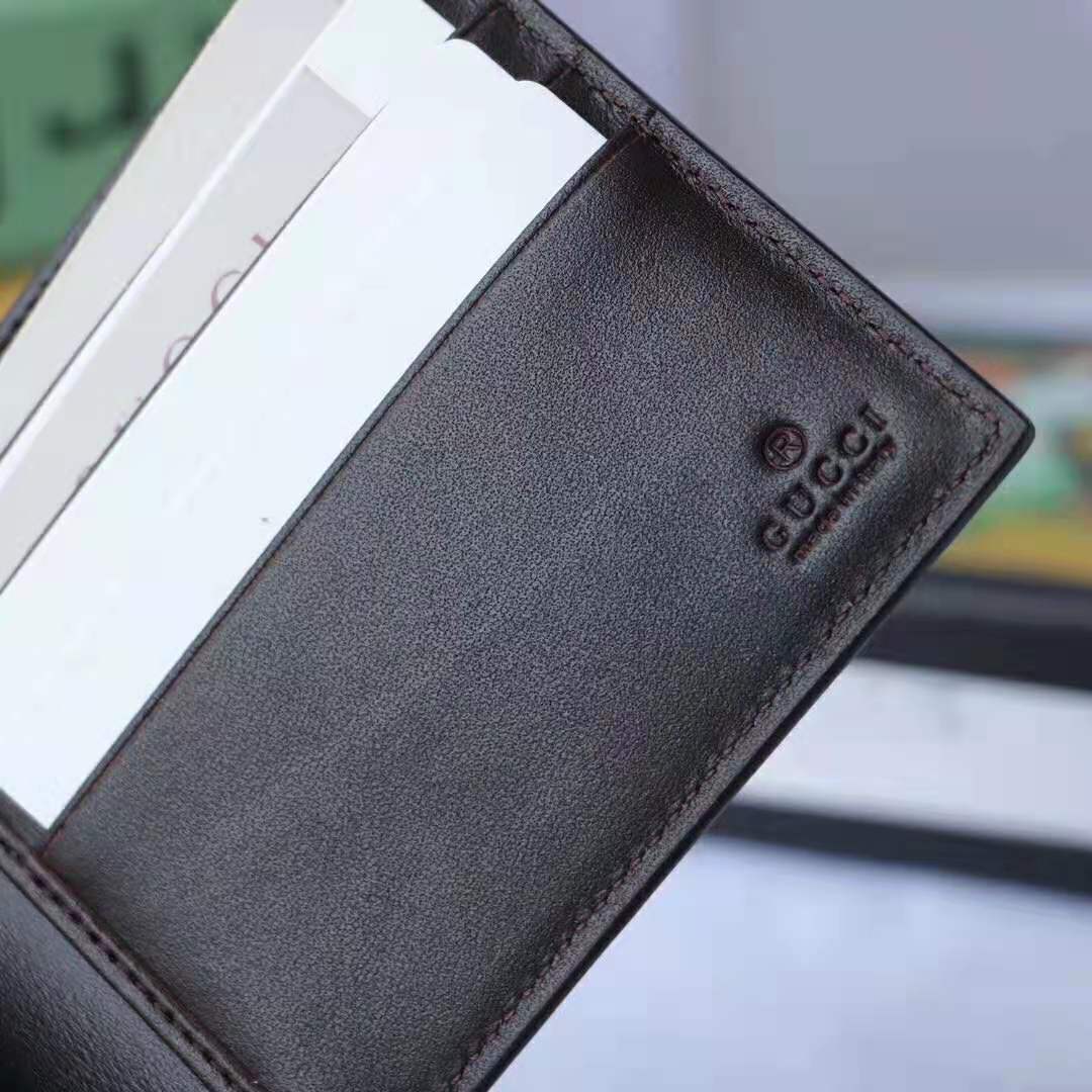 G*u*i gg men web gg supreme wallet in beige/ebony gg supreme canvas