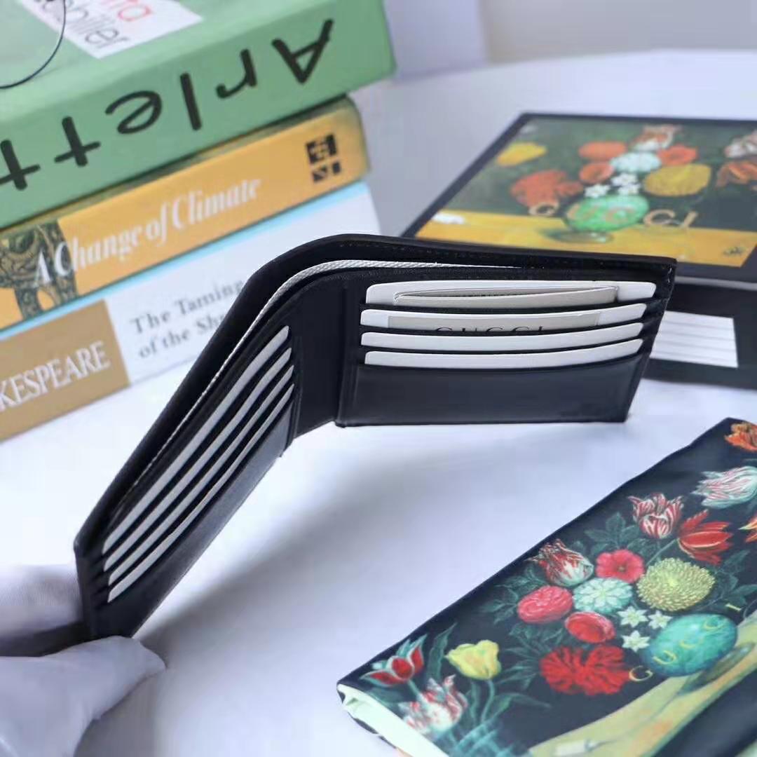 G*u*i gg men web gg supreme web wallet in black/grey gg supreme canvas