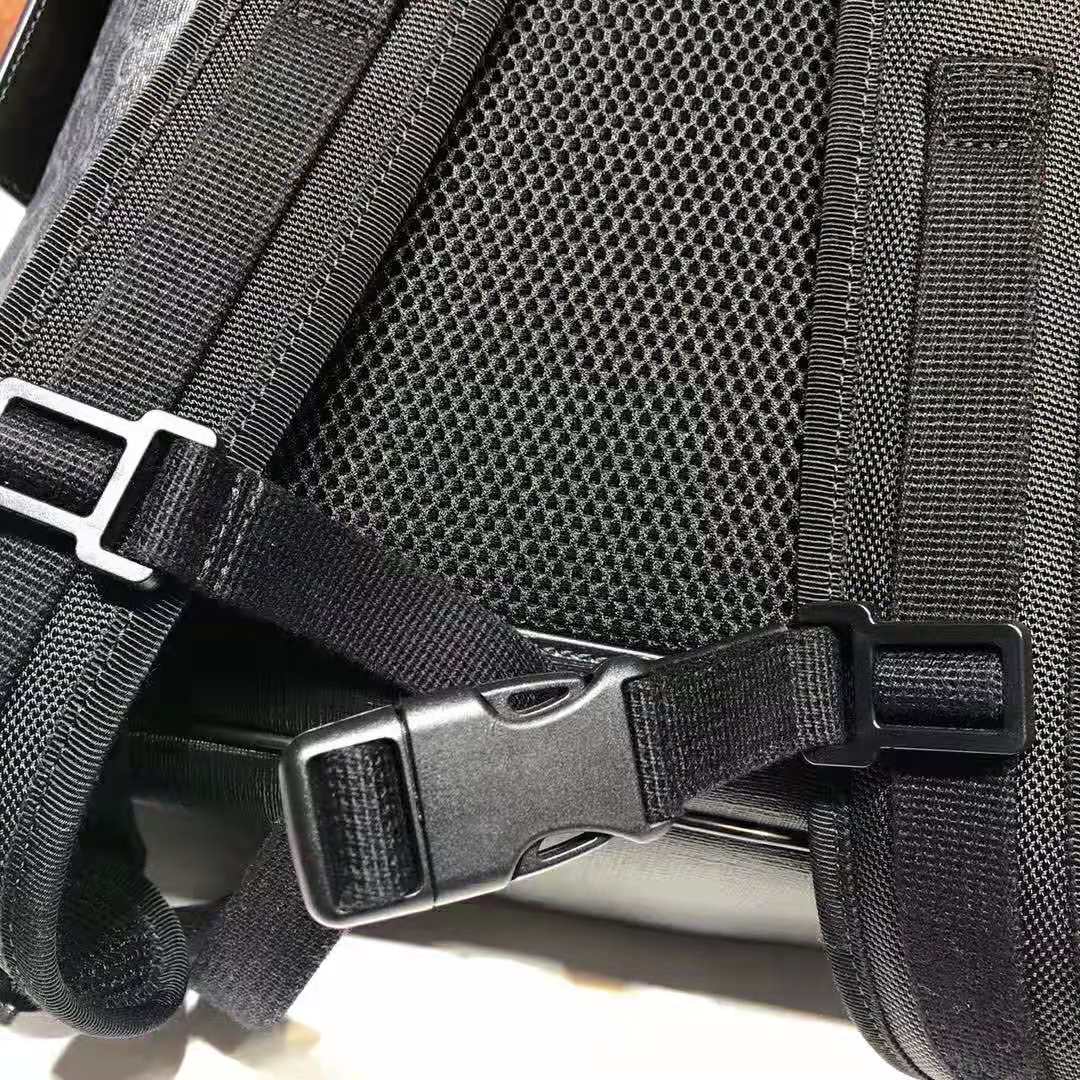 G*u*i gg unisex gg black backpack in black/grey soft gg supreme canvas