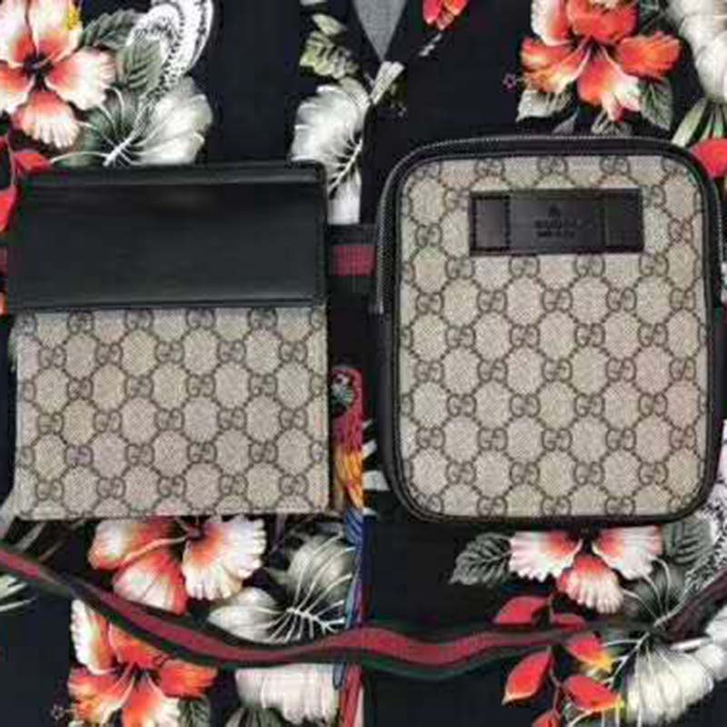 G*u*i gg unisex gg supreme belt bag gg supreme canvas