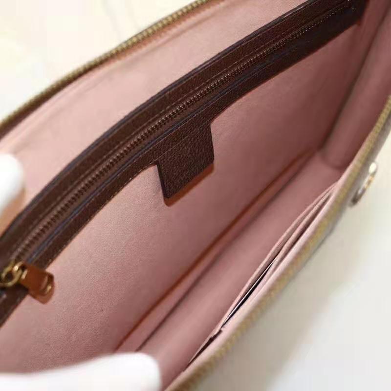 G*u*i gg unisex ophidia gg portfolio in beige/ebony gg supreme canvas