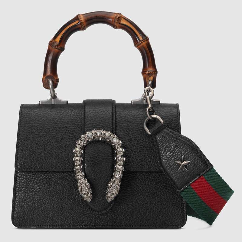 G*u*i gg women dionysus mini top handle bag in textured leather