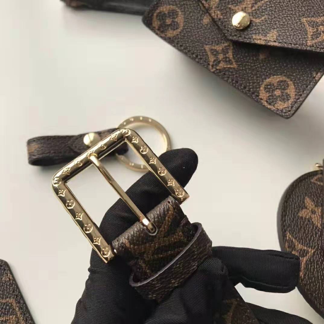 Louis Vuitton LV Unisex Daily Multi Pocket 30mm Belt-Brown