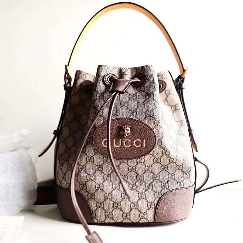 G*u*i gg unisex neo vintage gg supreme backpack-brown