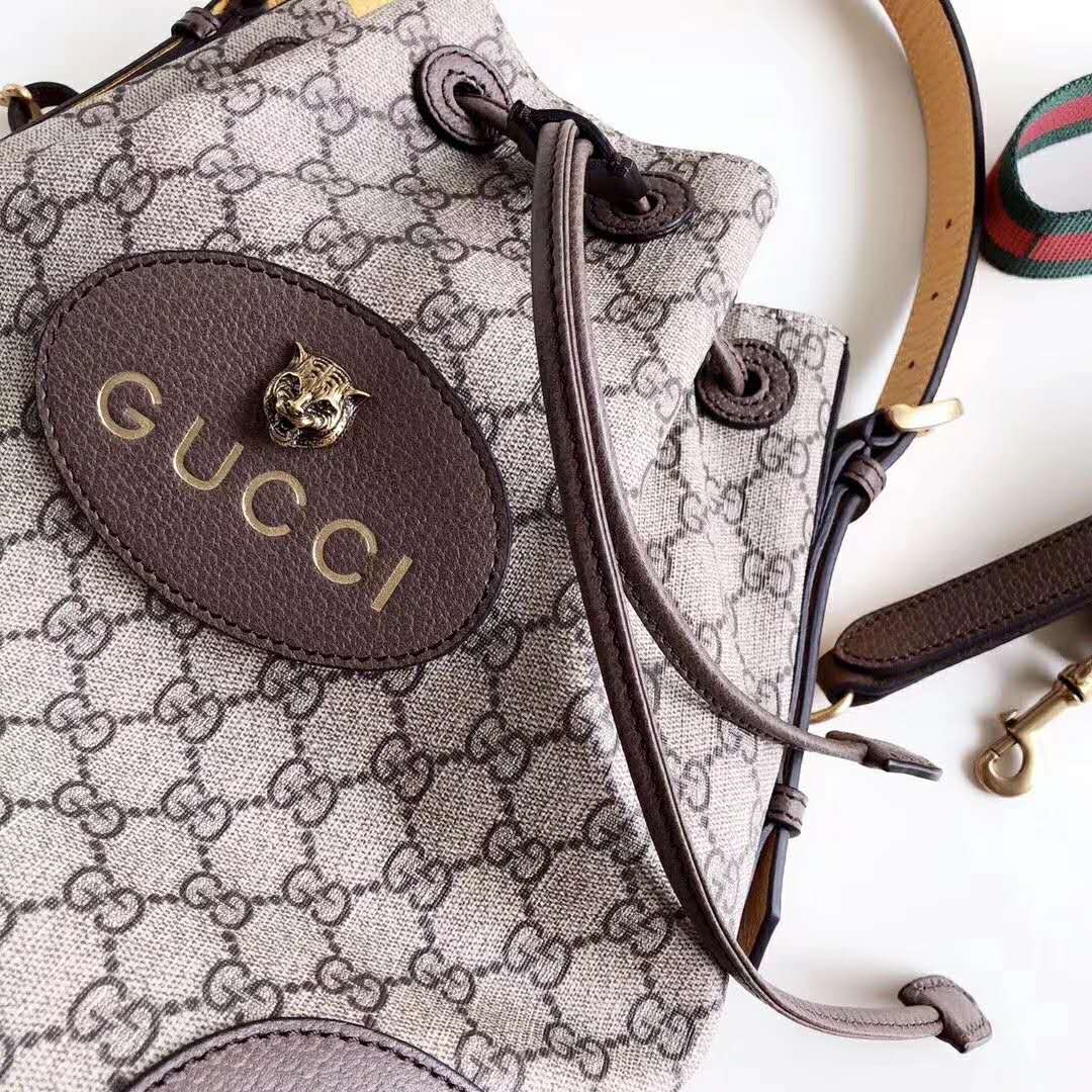 G*u*i gg unisex neo vintage gg supreme backpack-brown