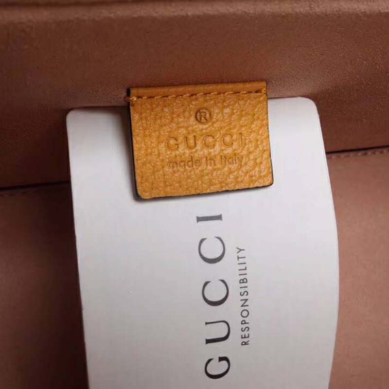 G*u*i gg women padlock gg flora small bamboo shoulder-beige