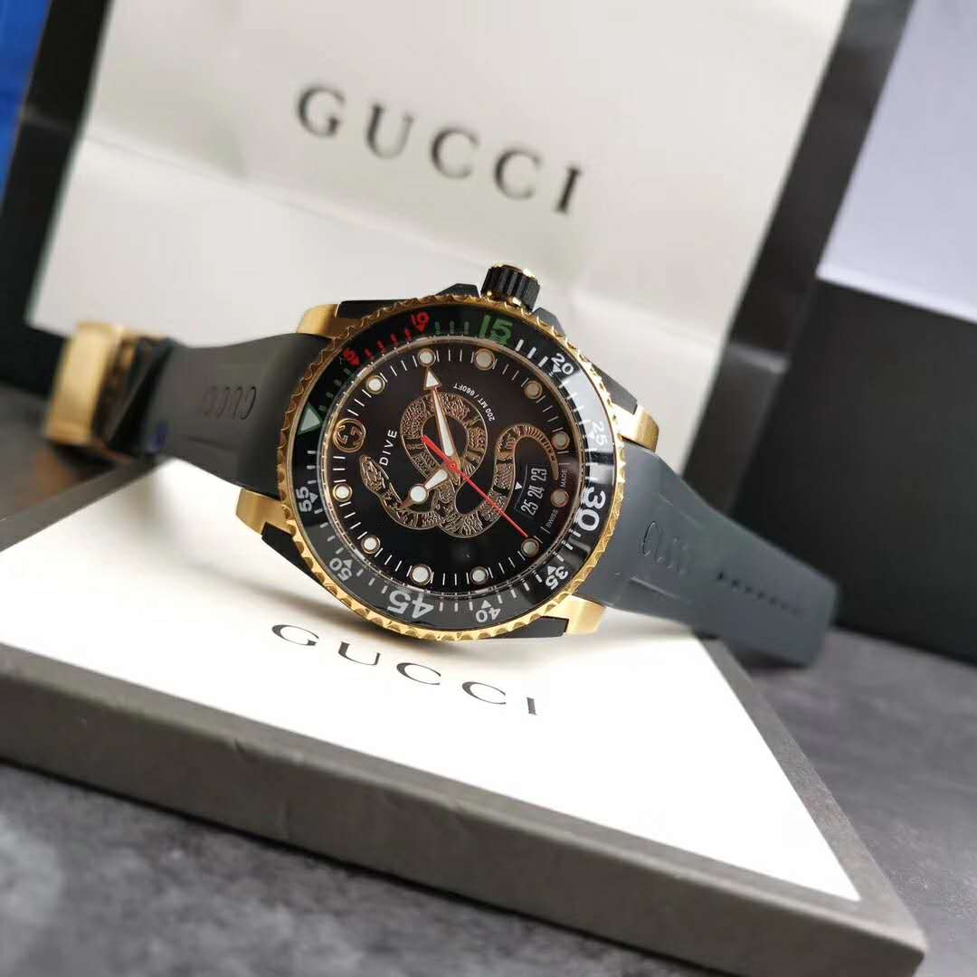 G*u*i men G*u*i dive watch 45mm-black