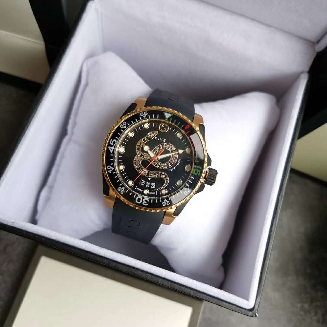 G*u*i men G*u*i dive watch 45mm-black