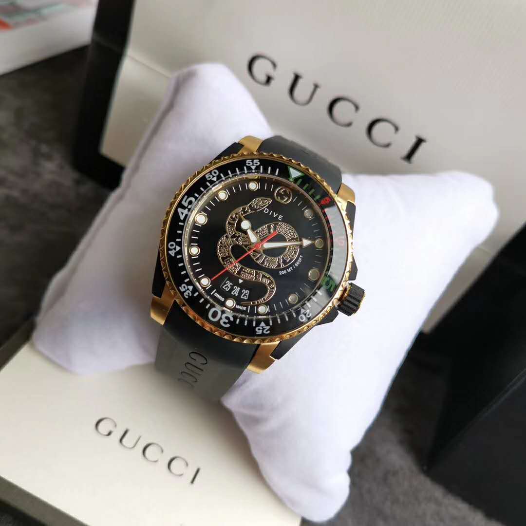 G*u*i men G*u*i dive watch 45mm-black