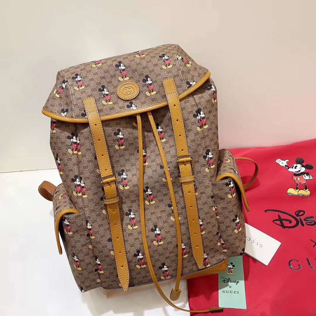 G*u*i gg unisex disney x G*u*i medium backpack beige/ebony