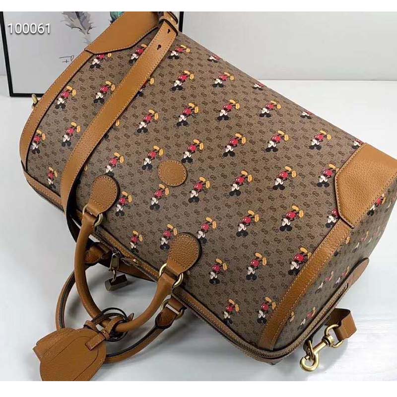 G*u*i gg unisex disney x G*u*i medium carry-on duffle-brown