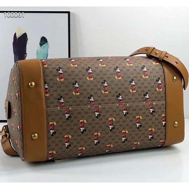 G*u*i gg unisex disney x G*u*i medium carry-on duffle-brown