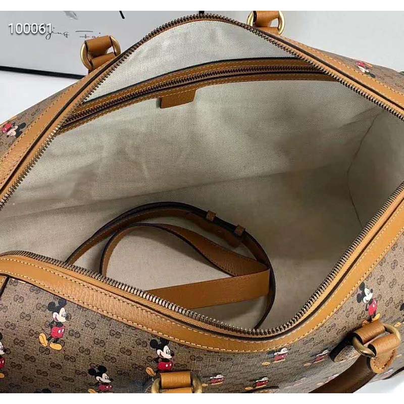G*u*i gg unisex disney x G*u*i medium carry-on duffle-brown