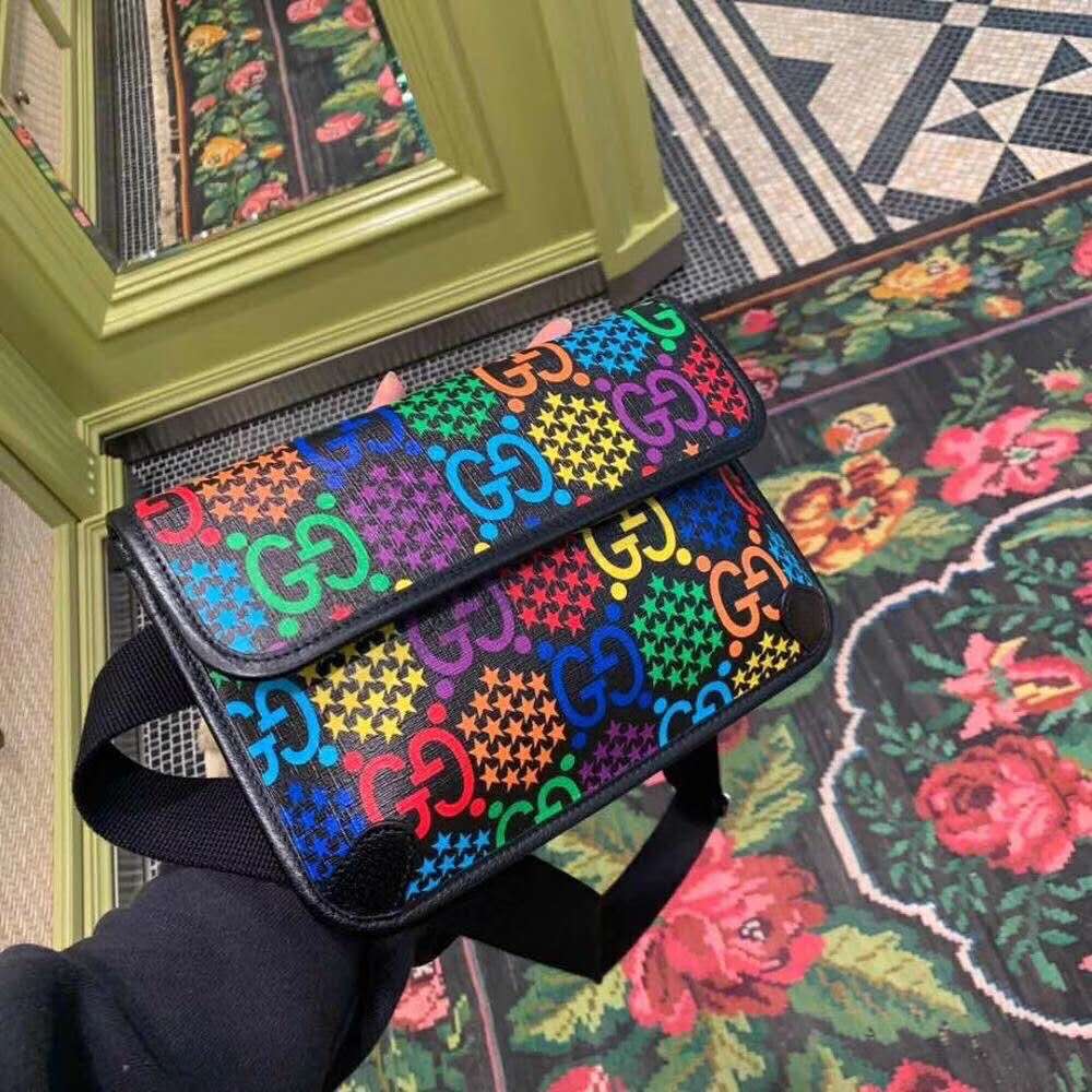 G*u*i gg unisex gg psychedelic belt bag psychedelic supreme canvas