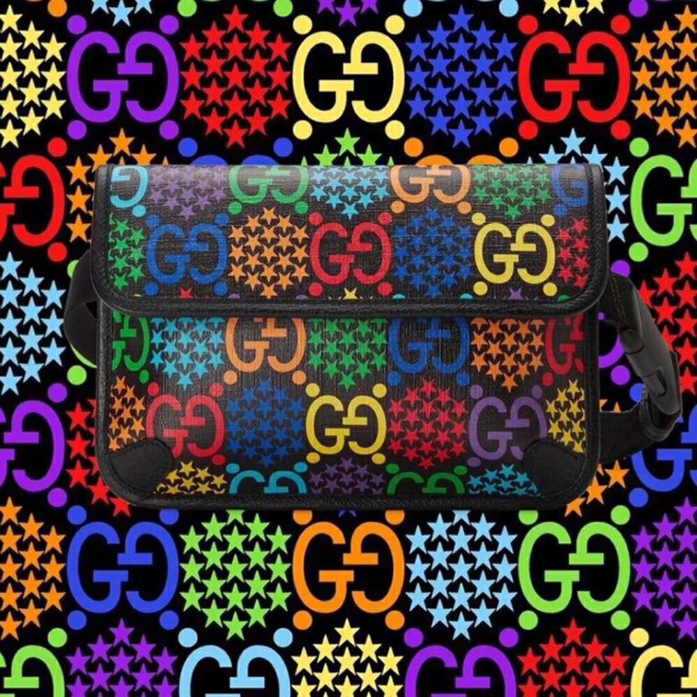 G*u*i gg unisex gg psychedelic belt bag psychedelic supreme canvas