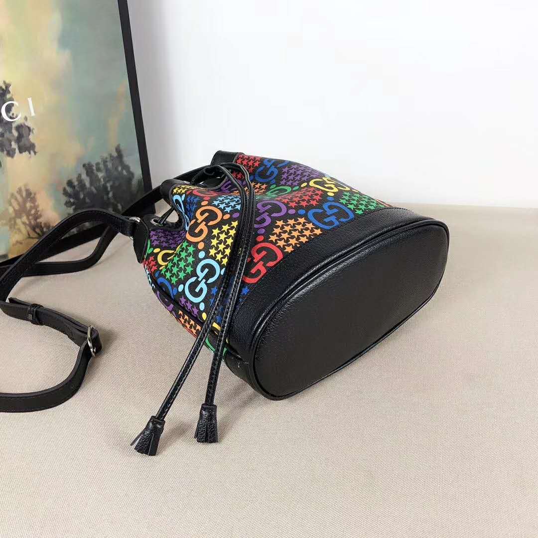 G*u*i gg unisex gg psychedelic bucket bag psychedelic supreme canvas