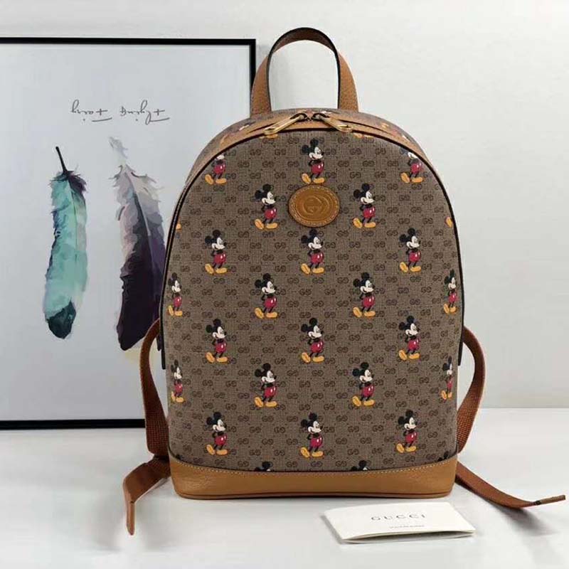 G*u*i gg women disney x G*u*i small backpack gg supreme canvas