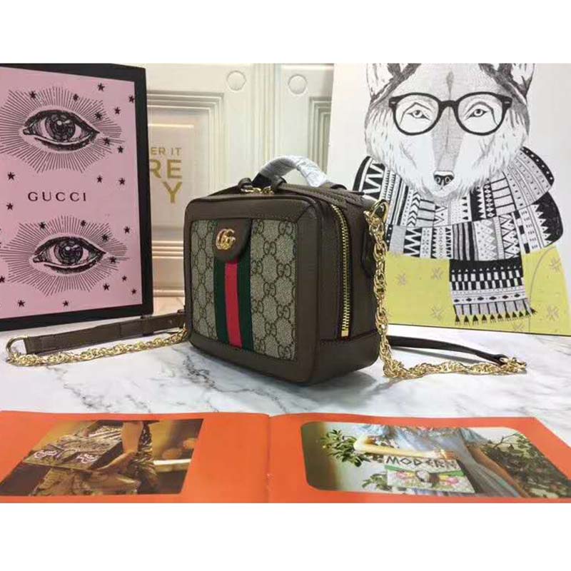 G*u*i gg women ophidia gg mini shoulder bag beige/ebony supreme