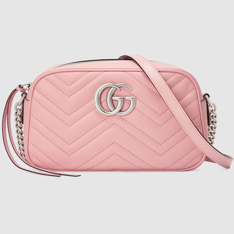 G*u*i gg women gg marmont small shoulder bag matelassé chevron leather