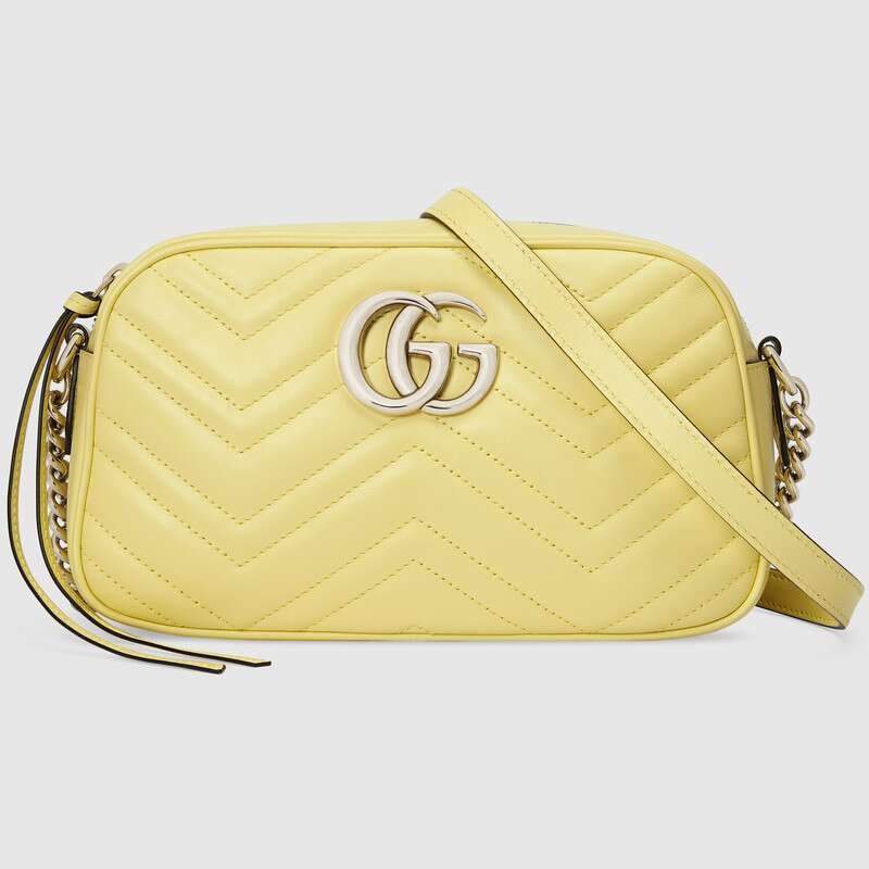 G*u*i gg women gg marmont small shoulder bag matelassé chevron leather