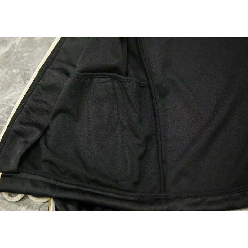 G*u*i gg men oversize technical jersey jacket interlocking g-black