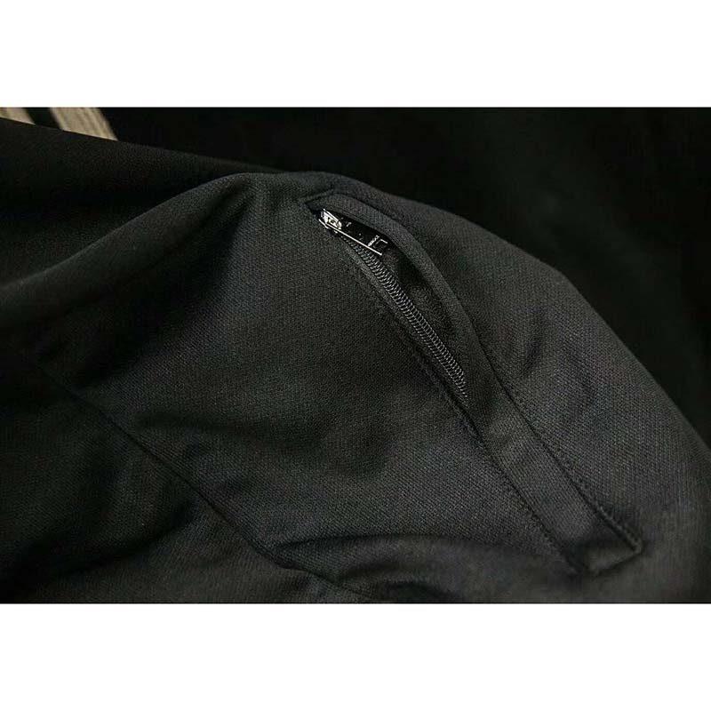 G*u*i gg men oversize technical jersey jacket interlocking g-black