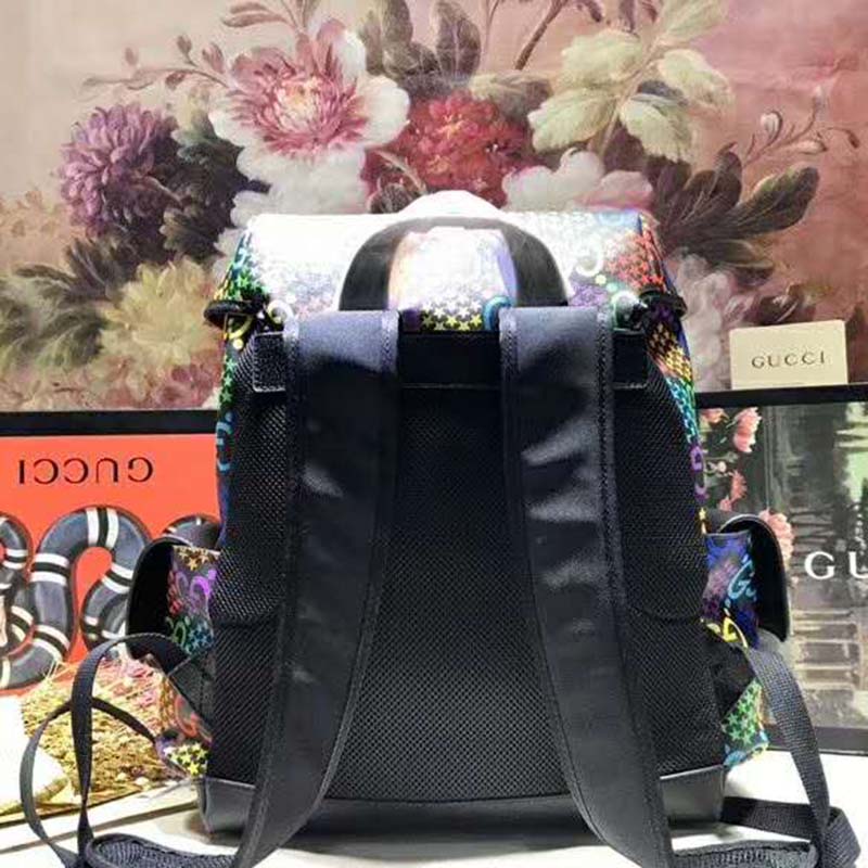 G*u*i gg unisex medium gg psychedelic backpack psychedelic supreme canvas