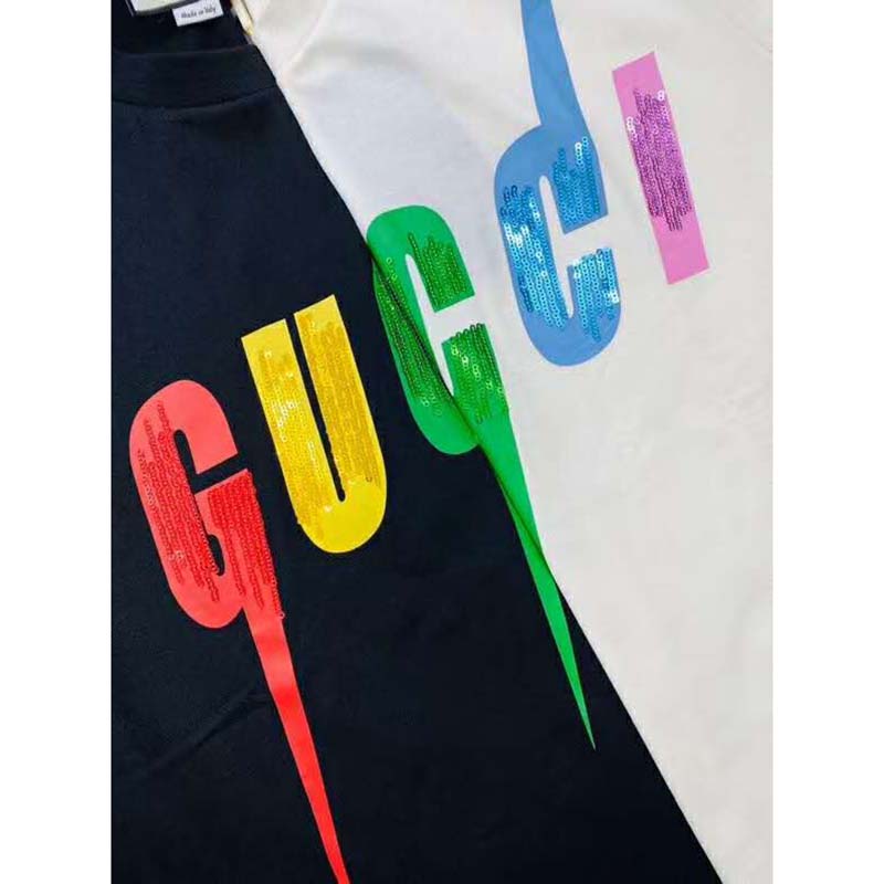 G*u*i gg women oversize t-shirt with G*u*i blade print-black