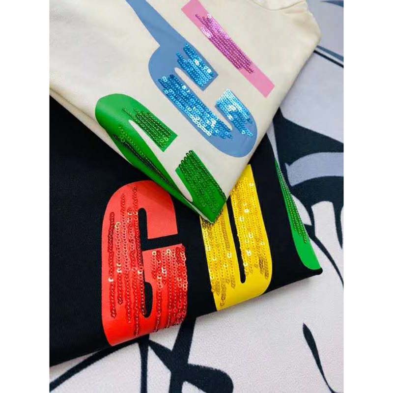 G*u*i gg women oversize t-shirt with G*u*i blade print-black