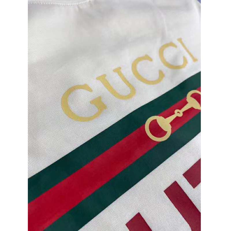 G*u*i gg women’s G*u*i boutique print t-shirt-white