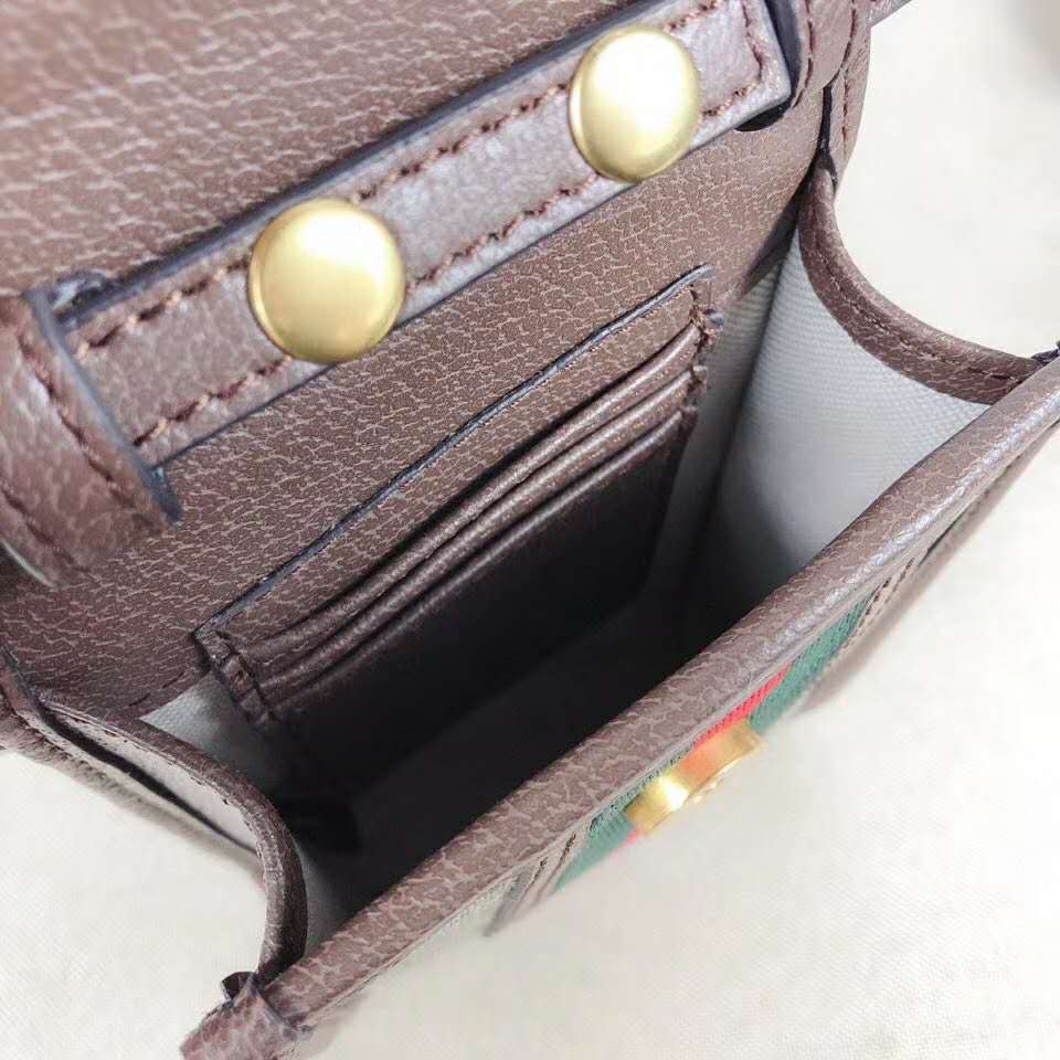 G*u*i gg unisex ophidia mini bag original gg canvas-brown