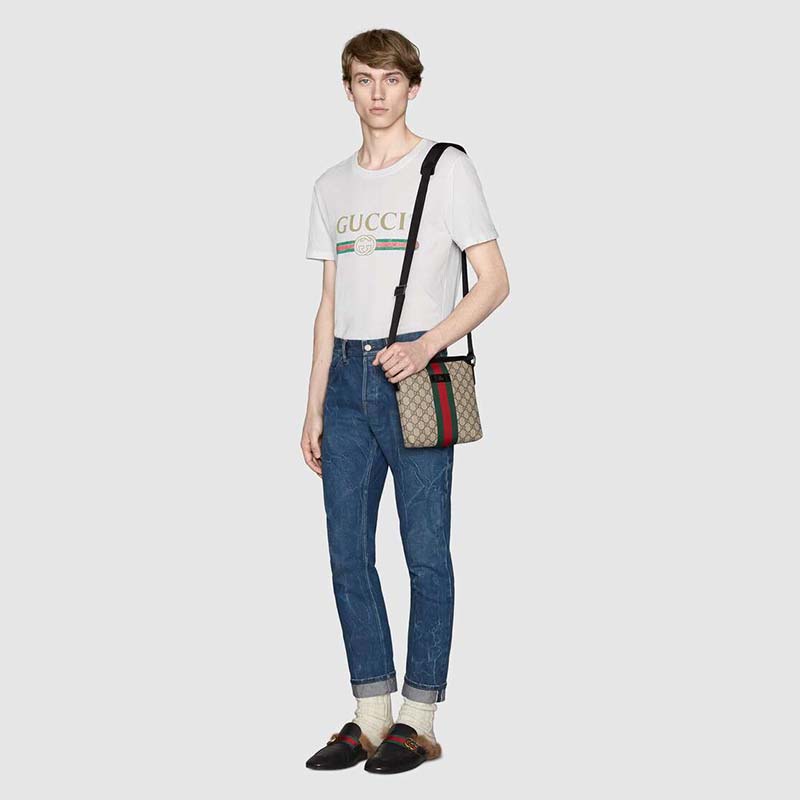 G*u*i gg men web gg supreme flat messenger supreme canvas