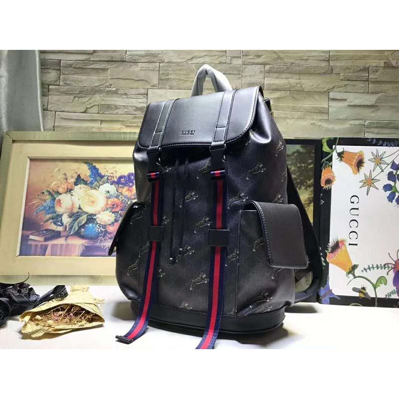 G*u*i gg unisex G*u*i bestiary backpack tigers gg supreme-black