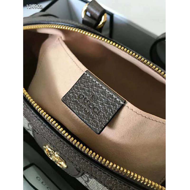 G*u*i gg unisex ophidia gg small boston bag supreme canvas