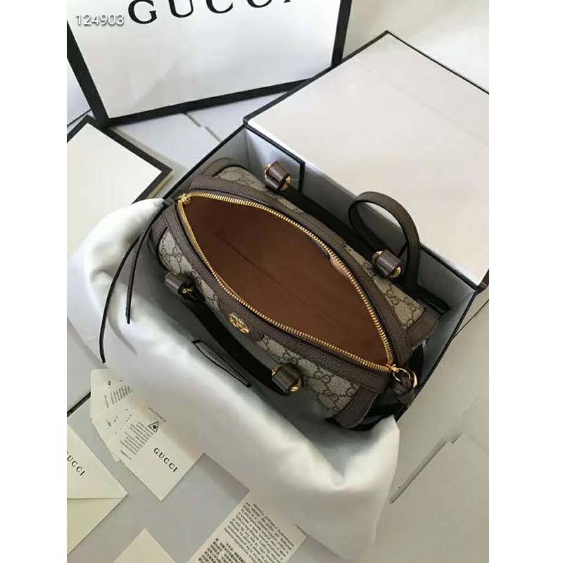 G*u*i gg unisex ophidia gg small boston bag supreme canvas