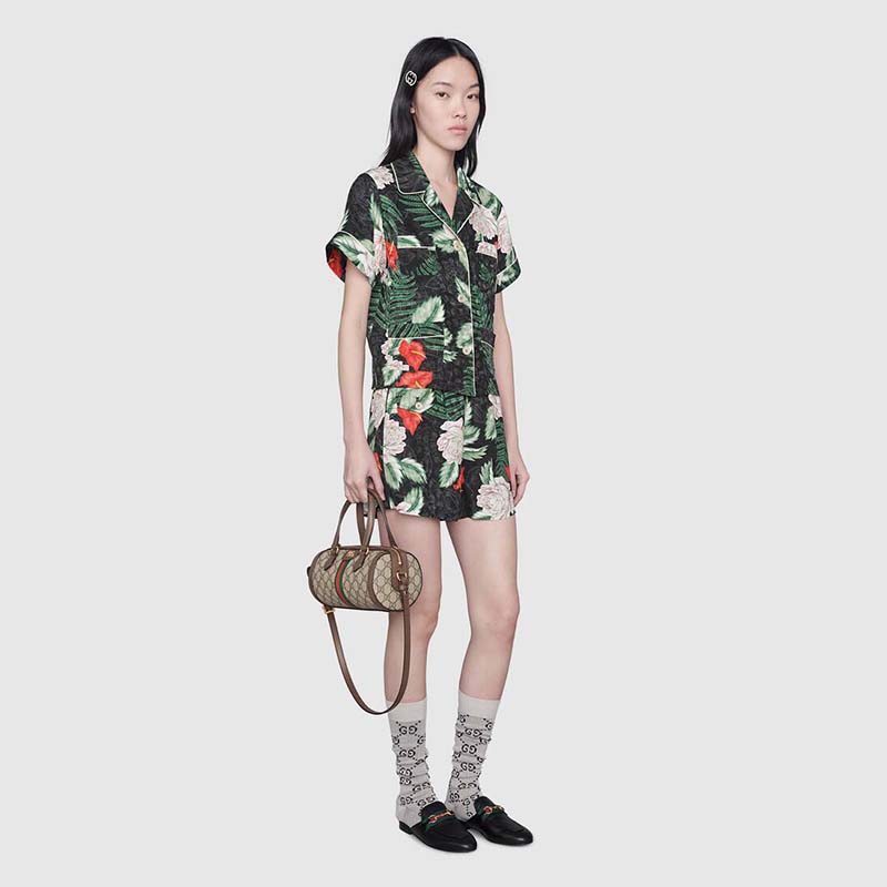 G*u*i gg unisex ophidia gg small boston bag supreme canvas