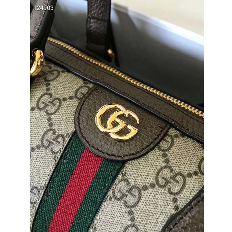 G*u*i gg unisex ophidia gg small boston bag supreme canvas