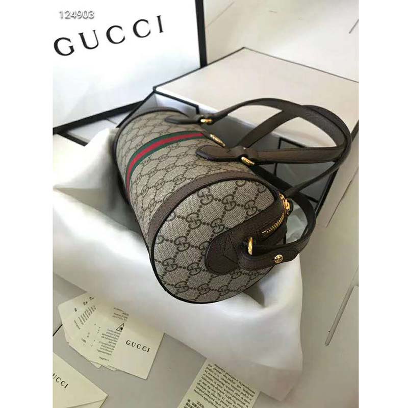 G*u*i gg unisex ophidia gg small boston bag supreme canvas