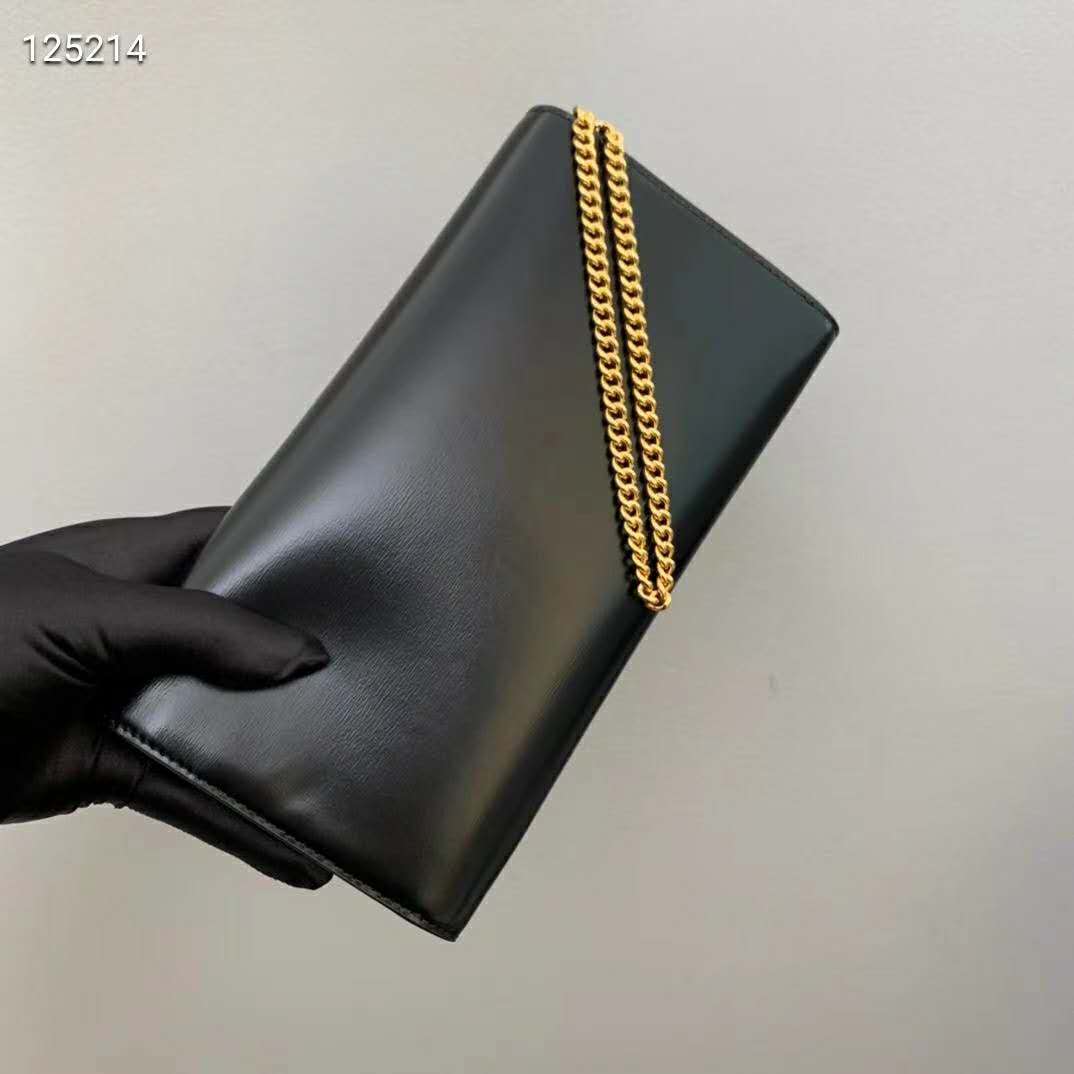 G*u*i gg unisex G*u*i horsebit 1955 wallet with chain-black