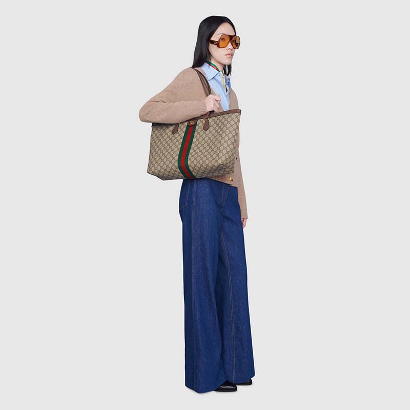 G*u*i gg unisex ophidia gg medium tote gg supreme canvas