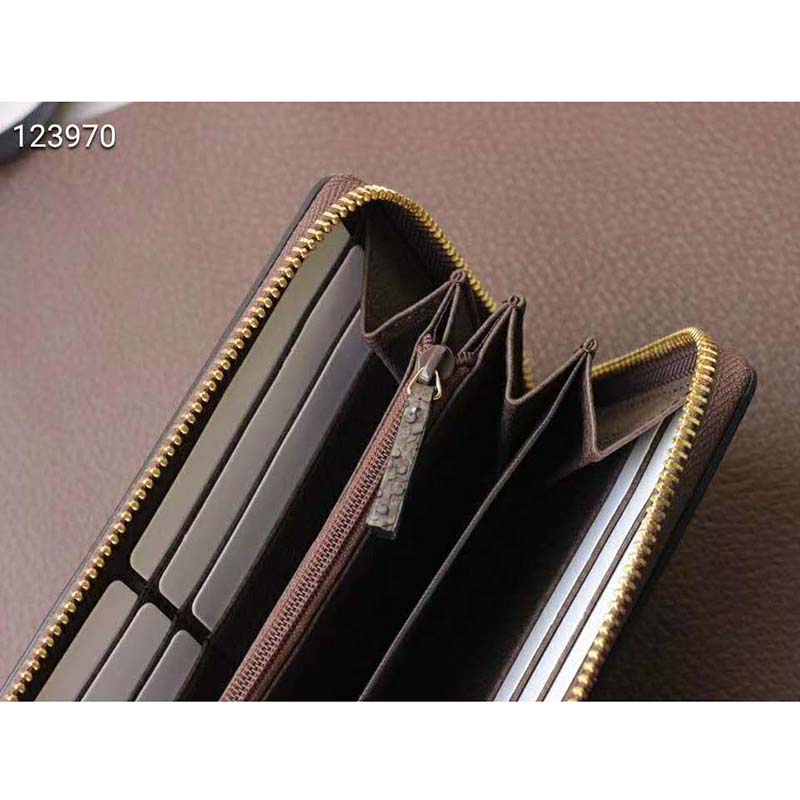 G*u*i gg unisex ophidia gg zip around wallet supreme canvas