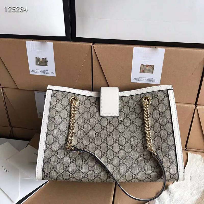 G*u*i gg unisex padlock gg medium shoulder bag supreme canvas